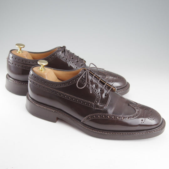 極上★チャーチ 75F/UK7.5【定価￥214,500-★GRAFTON/グラフトン】173ラスト/フルブローグ/濃茶/メンズ/Church's★o986