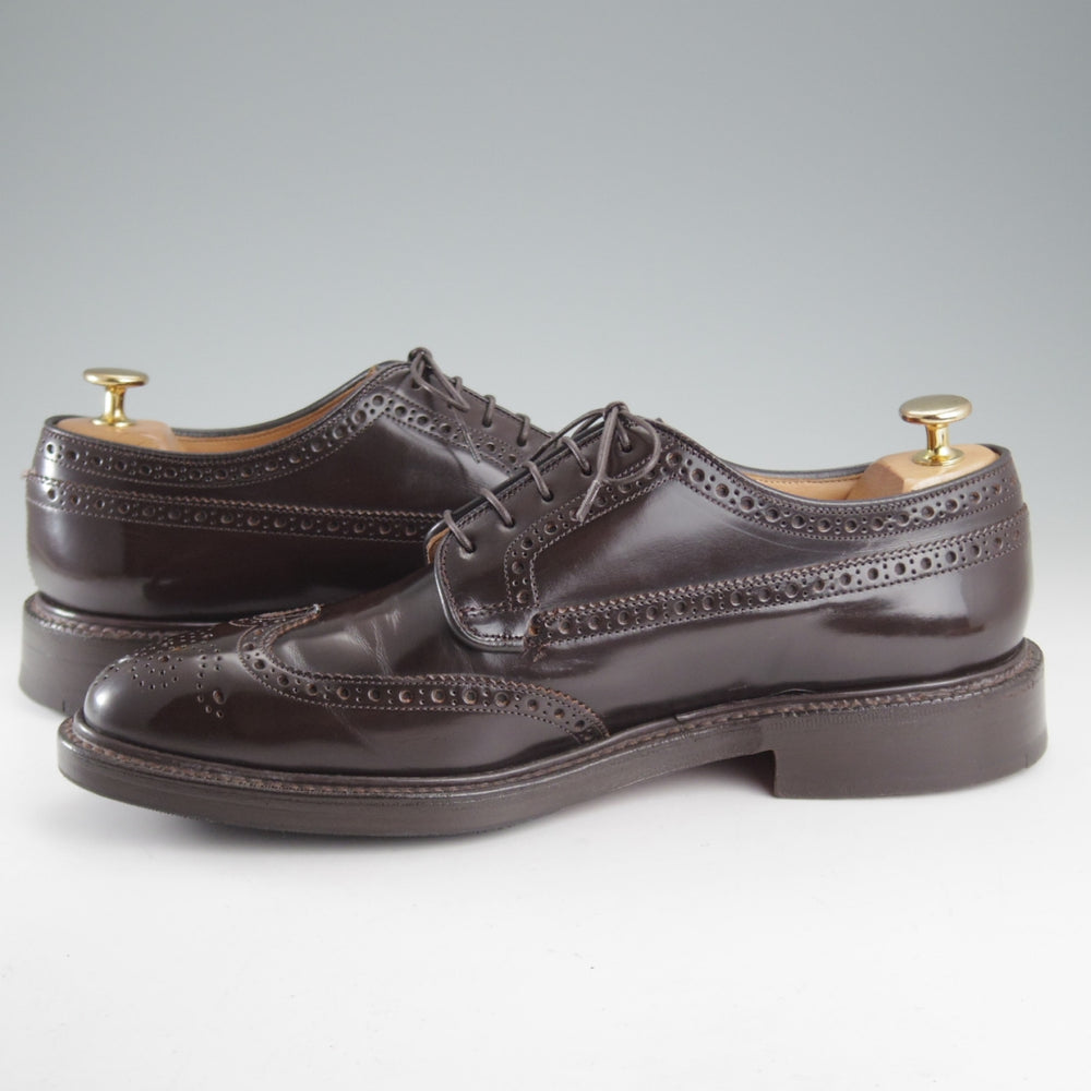 極上★チャーチ 75F/UK7.5【定価￥214,500-★GRAFTON/グラフトン】173ラスト/フルブローグ/濃茶/メンズ/Church's★o986