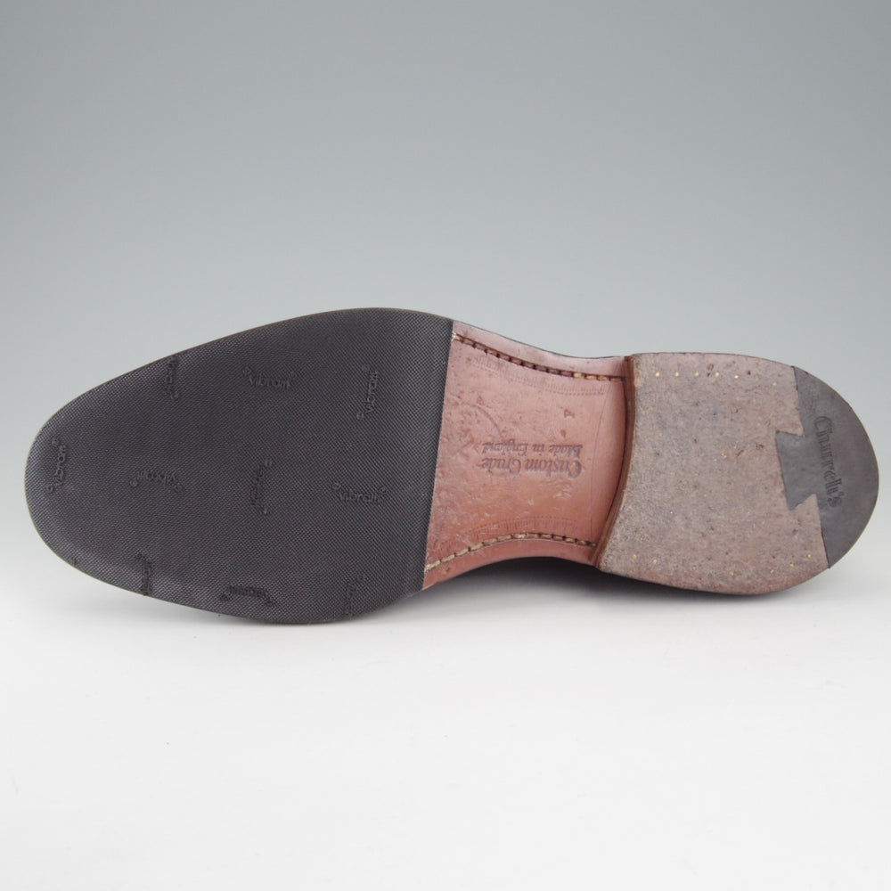 極上★チャーチ 75F/UK7.5【定価￥214,500-★GRAFTON/グラフトン】173ラスト/フルブローグ/濃茶/メンズ/Church's★o986