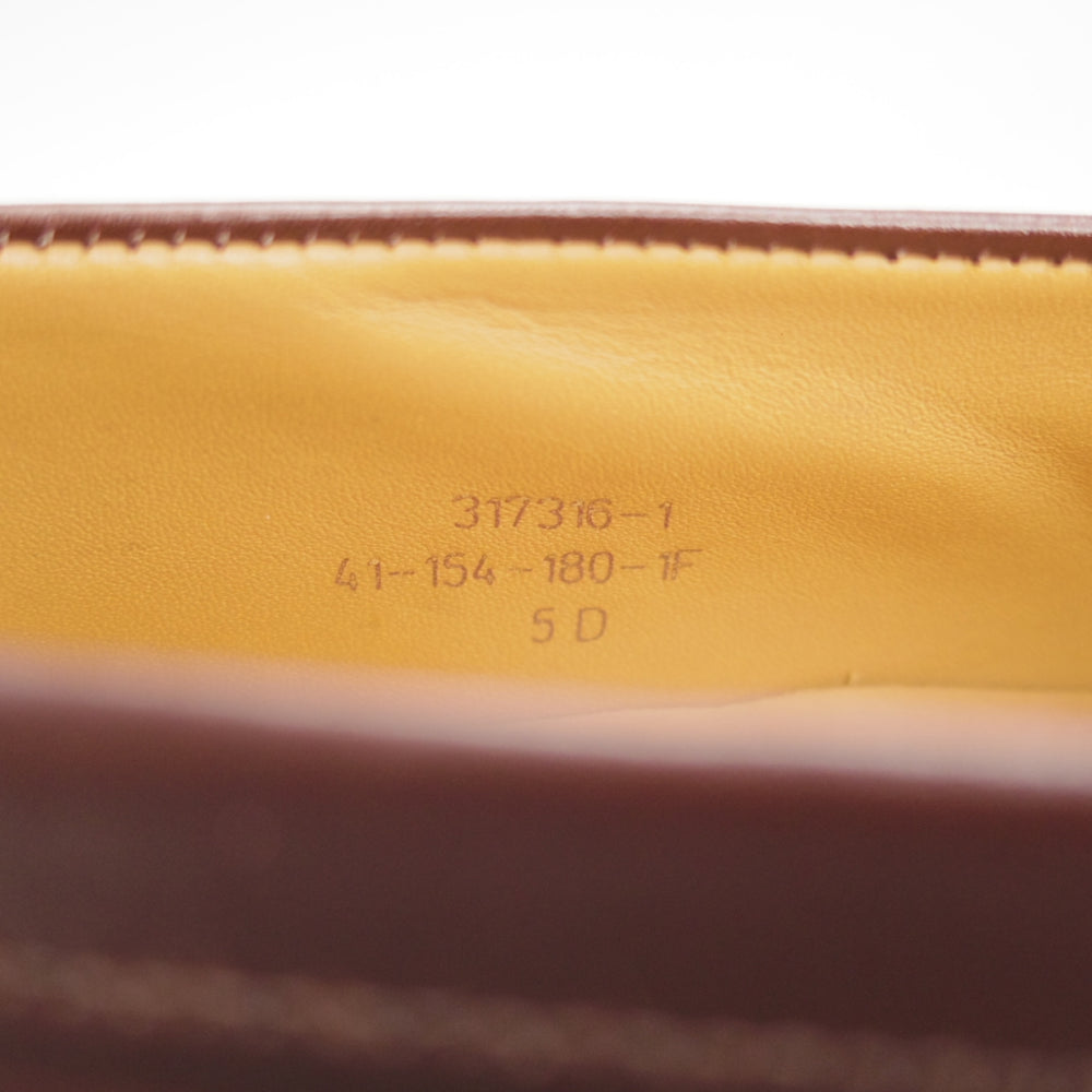 極美品★J.M.ウエストン 5D【定価￥156,200-★180/コインローファー】41ラスト/ボックスカーフ/濃茶/メンズ/Weston/ウェストン★n902