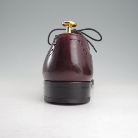 ★(英)ガジアーノ&ガーリング 7.5E【パターンオーダー品★セミブローグ仕様のST.JAMES/GG06ラスト】カーフ/赤茶/GAZIANO&GIRLING★o433