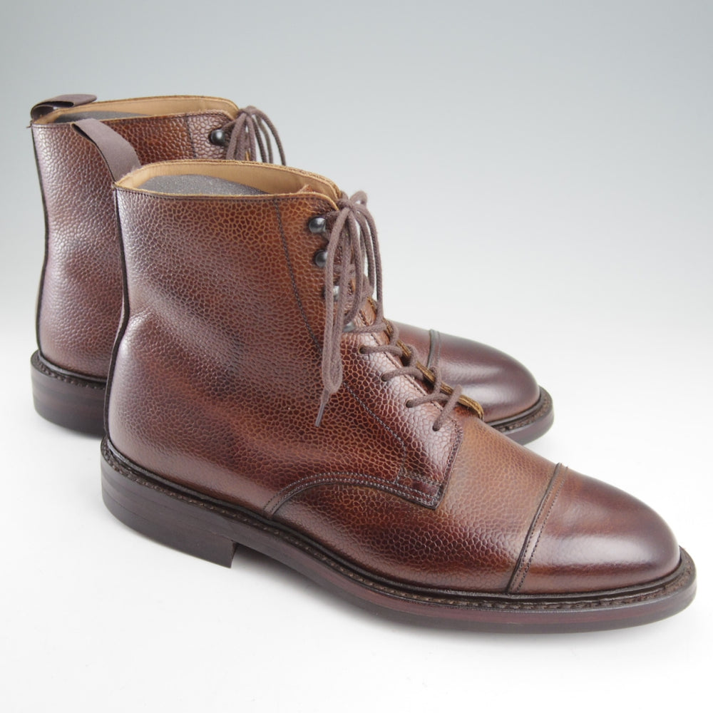 未使用★クロケット&ジョーンズ 7.5E【定価￥132,000-★ダイナイトソール/CONISTON/コニストン】325ラスト/濃茶/Crockett&Jones★n903