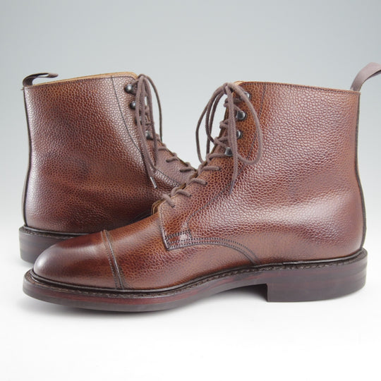 未使用★クロケット&ジョーンズ 7.5E【定価￥132,000-★ダイナイトソール/CONISTON/コニストン】325ラスト/濃茶/Crockett&Jones★n903