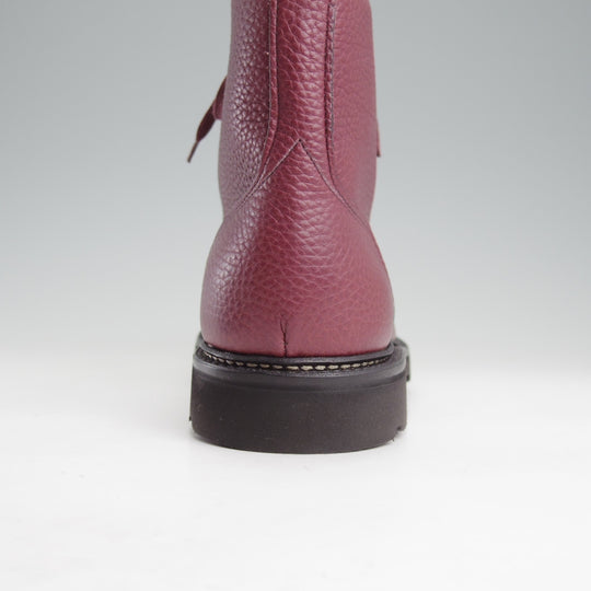 未使用★ジョンロブ 6E【定価￥224,400-★HELSTON/レースアップブーツ】0015ラスト/シボ革/RUSSET/赤茶/メンズ/JOHN LOBB★n904