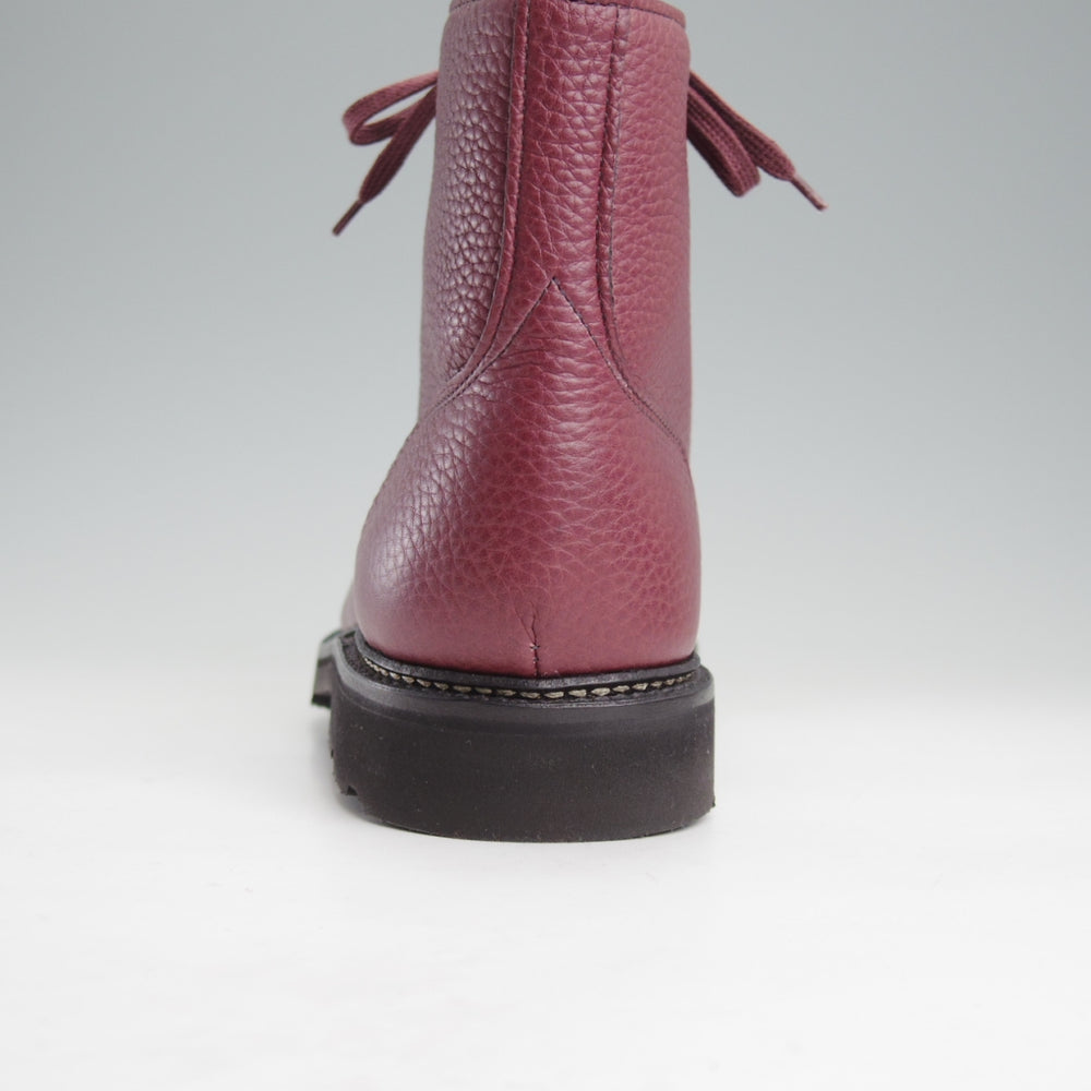 未使用★ジョンロブ 6E【定価￥224,400-★HELSTON/レースアップブーツ】0015ラスト/シボ革/RUSSET/赤茶/メンズ/JOHN LOBB★n904