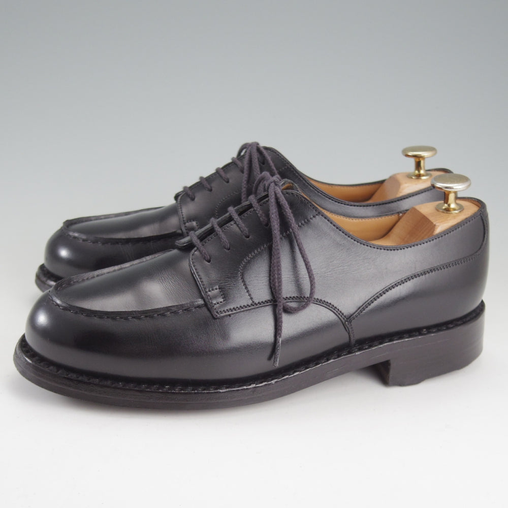 ★J.M.ウエストン 5.5D【定価￥176,000-★ゴルフ/GOLF】641/31ラスト/Uチップ/ボックスカーフ/黒/メンズ/Weston/ウェストン★o435