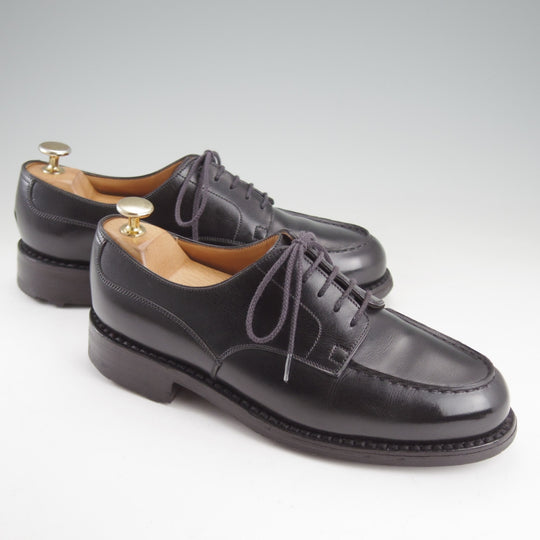 ★J.M.ウエストン 5.5D【定価￥176,000-★ゴルフ/GOLF】641/31ラスト/Uチップ/ボックスカーフ/黒/メンズ/Weston/ウェストン★o435