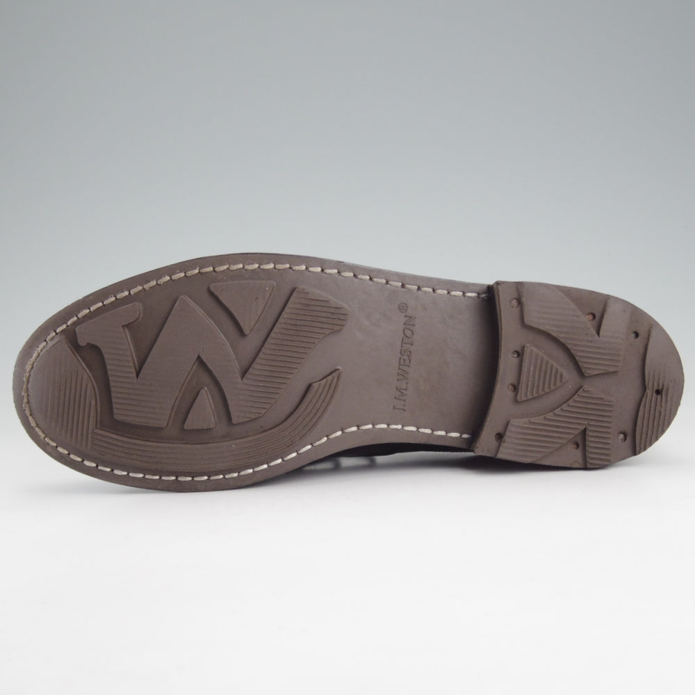 ★J.M.ウエストン 5.5D【定価￥176,000-★ゴルフ/GOLF】641/31ラスト/Uチップ/ボックスカーフ/黒/メンズ/Weston/ウェストン★o435