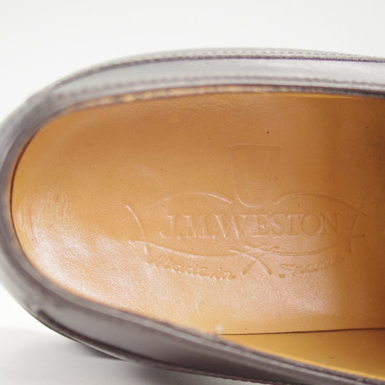 ★J.M.ウエストン 5.5D【定価￥176,000-★ゴルフ/GOLF】641/31ラスト/Uチップ/ボックスカーフ/黒/メンズ/Weston/ウェストン★o435