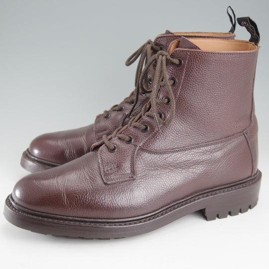 極上★トリッカーズ SIZE 8【定価￥143,000-★(米)TODD SNYDER別注/コマンドソール/BURFORD】M5635/グレインレザー/濃茶/Tricker's★o990