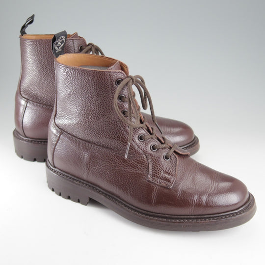極上★トリッカーズ SIZE 8【定価￥143,000-★(米)TODD SNYDER別注/コマンドソール/BURFORD】M5635/グレインレザー/濃茶/Tricker's★o990