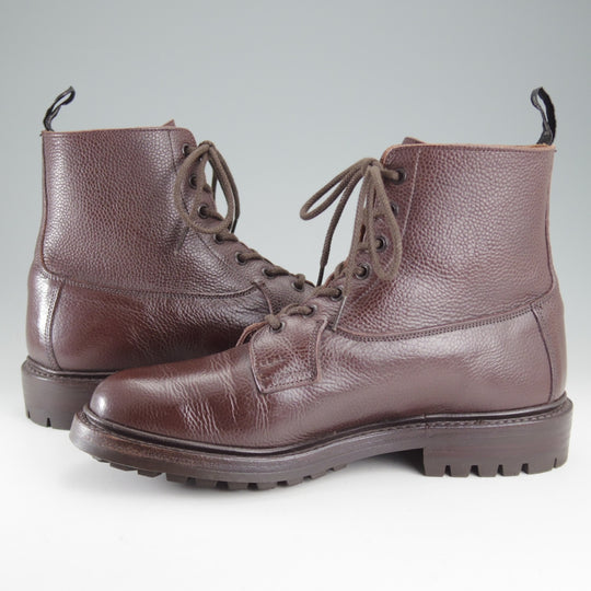 極上★トリッカーズ SIZE 8【定価￥143,000-★(米)TODD SNYDER別注/コマンドソール/BURFORD】M5635/グレインレザー/濃茶/Tricker's★o990