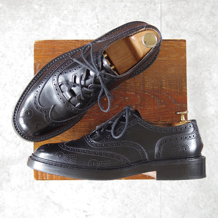 極上★トリッカーズ SIZE 6.5【現行定価13万円以上★ギリーシューズ/M6399】ギリーシューズ/カーフ/黒/メンズ/Tricker's★o991