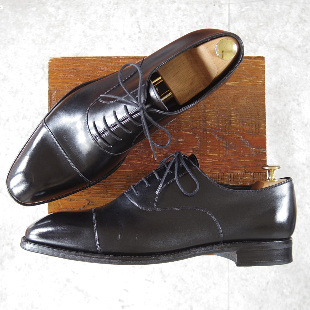 美品★TLB Mallorca/ティーエルビー SIZE 9.5【定価￥77,000-★ストレートチップ/WILLIAMS】502/ALANラスト/ボックスカーフ/黒★p001