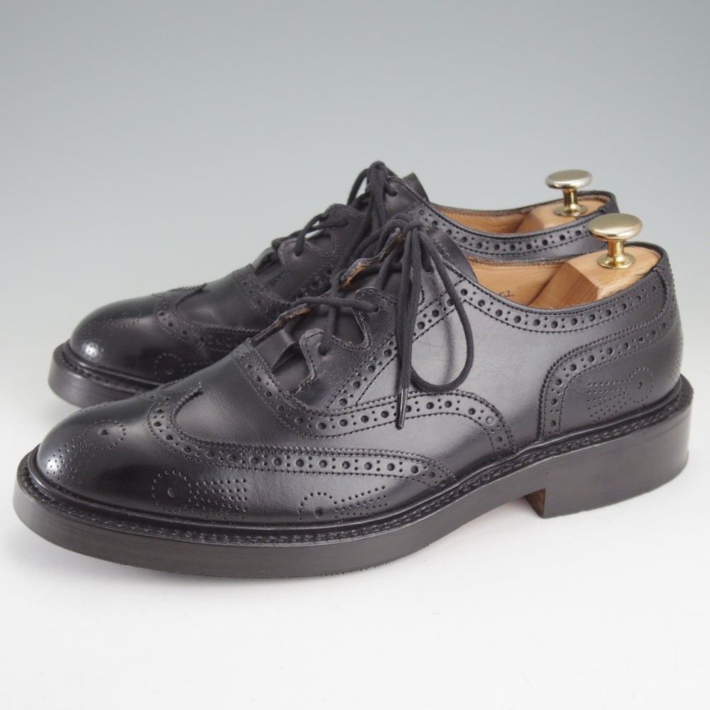 極上★トリッカーズ SIZE 6.5【現行定価13万円以上★ギリーシューズ/M6399】ギリーシューズ/カーフ/黒/メンズ/Tricker's★o991