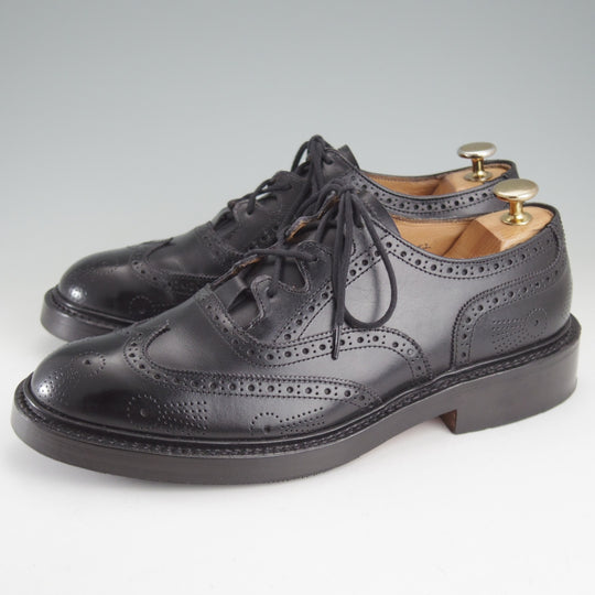 極上★トリッカーズ SIZE 6.5【現行定価13万円以上★ギリーシューズ/M6399】ギリーシューズ/カーフ/黒/メンズ/Tricker's★o991