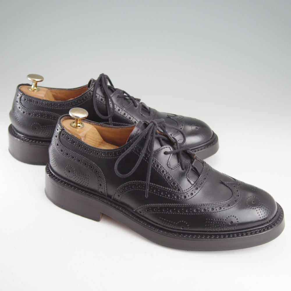 極上★トリッカーズ SIZE 6.5【現行定価13万円以上★ギリーシューズ/M6399】ギリーシューズ/カーフ/黒/メンズ/Tricker's★o991