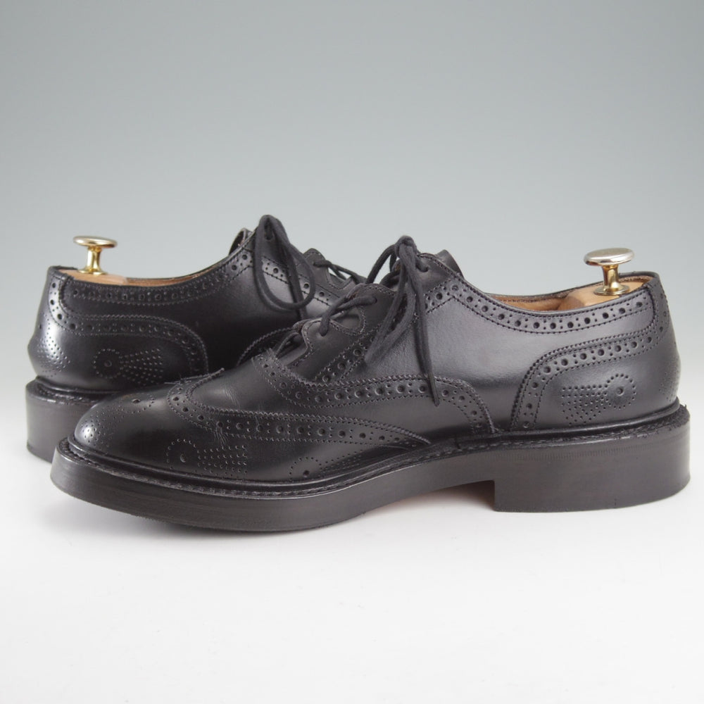極上★トリッカーズ SIZE 6.5【現行定価13万円以上★ギリーシューズ/M6399】ギリーシューズ/カーフ/黒/メンズ/Tricker's★o991