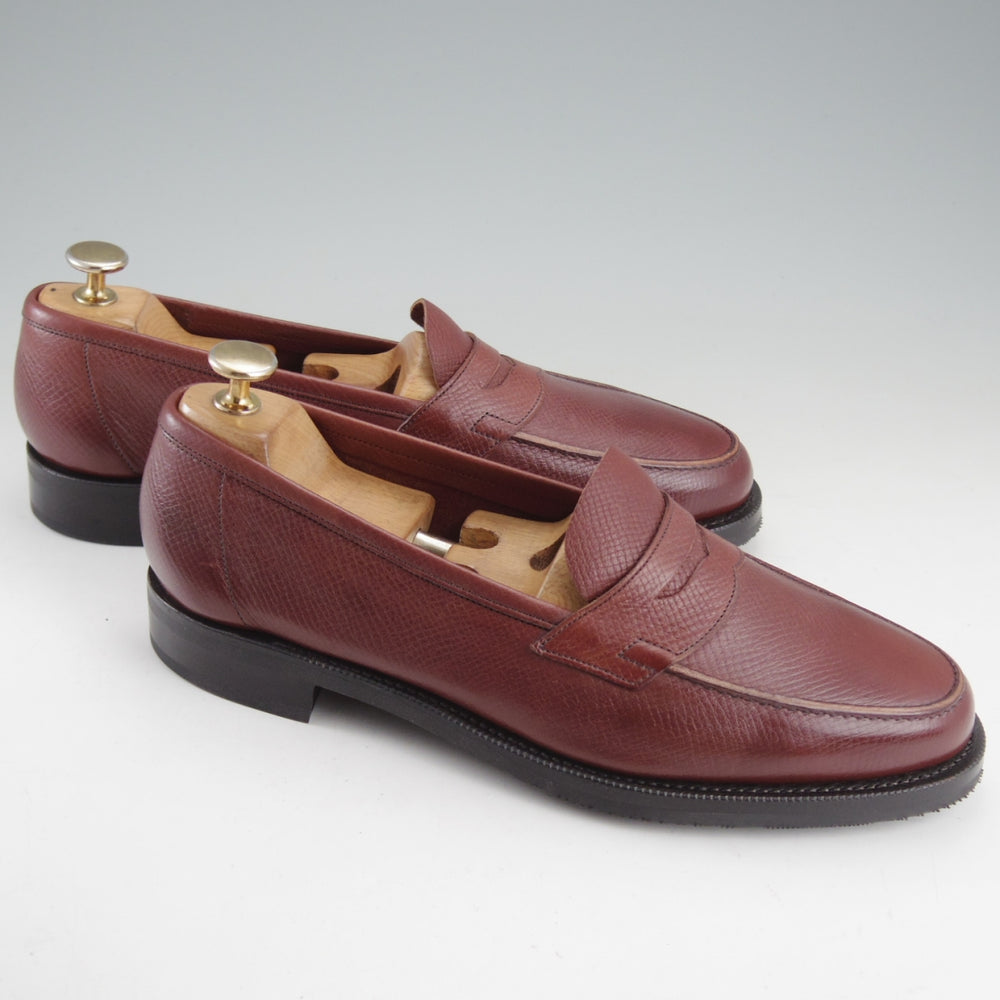 未使用★エドワードグリーン 7E【定価￥245,300-★ユタカーフ仕様/DUKE】デューク/137ラスト/コインローファー/赤茶★o438