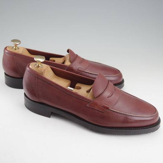 未使用★エドワードグリーン 7E【定価￥245,300-★ユタカーフ仕様/DUKE】デューク/137ラスト/コインローファー/赤茶★o438