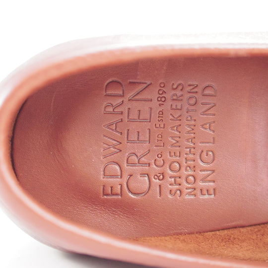 未使用★エドワードグリーン 7E【定価￥245,300-★ユタカーフ仕様/DUKE】デューク/137ラスト/コインローファー/赤茶★o438