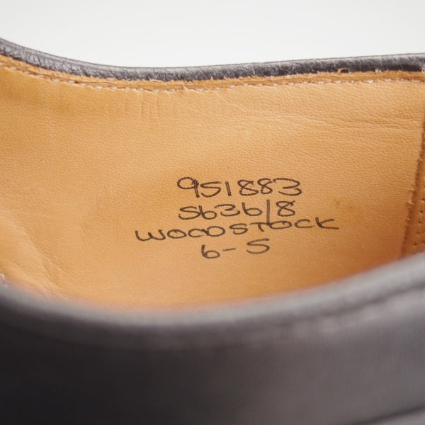 極美品★トリッカーズ SIZE 6【定価￥132,000-★ダイナイトソール/Woodstock/5636】プレーントゥ/カントリーシューズ/黒/Tricker's★n417