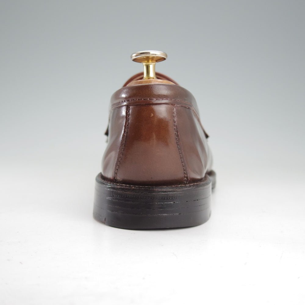 極上★オールデン 7D【貴重★ラベロ色/コードバン/ユナイテッドアローズ別注】96166/トムラスト/コインローファー/茶/メンズ/ALDEN★o439