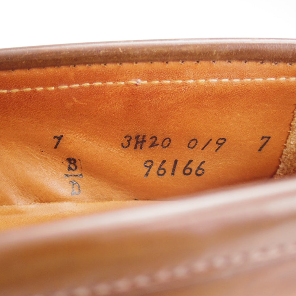 極上★オールデン 7D【貴重★ラベロ色/コードバン/ユナイテッドアローズ別注】96166/トムラスト/コインローファー/茶/メンズ/ALDEN★o439