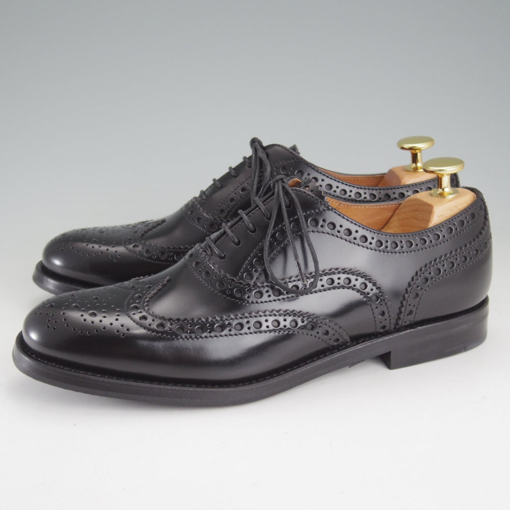 未使用★チャーチ(レディース) SIZE 36.5【定価￥192,500-★バーウッド/BURWOOD WG】ポリッシュドバインダーカーフ/黒/Church's★o994