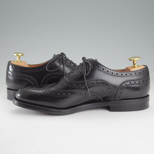 未使用★チャーチ(レディース) SIZE 36.5【定価￥192,500-★バーウッド/BURWOOD WG】ポリッシュドバインダーカーフ/黒/Church's★o994