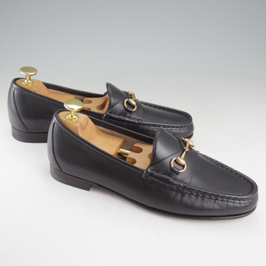 未使用★(伊)GUCCI/グッチ(レディース) SIZE 36【現行定価￥152,900-★1953コレクション/ホースビットローファー】カーフ/黒★o995