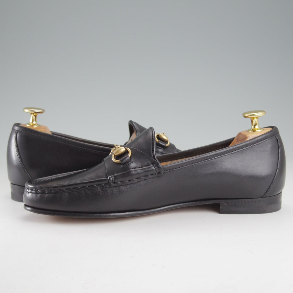未使用★(伊)GUCCI/グッチ(レディース) SIZE 36【現行定価￥152,900-★1953コレクション/ホースビットローファー】カーフ/黒★o995