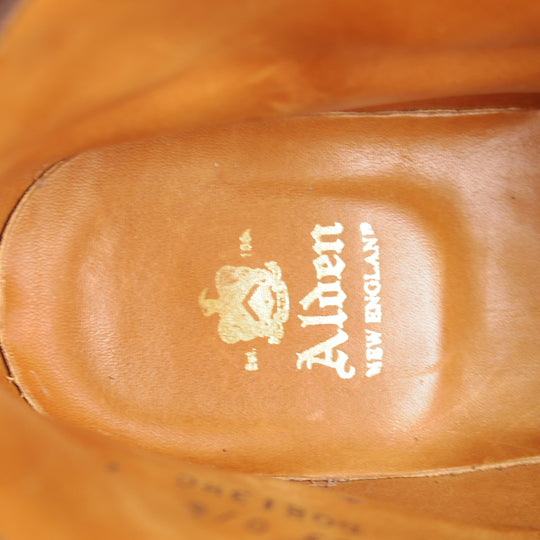 極美品★オールデン 6D【貴重★シガー色/コードバン/D0813HC】レースアップブーツ/Cigar/茶/メンズ/ALDEN★n924