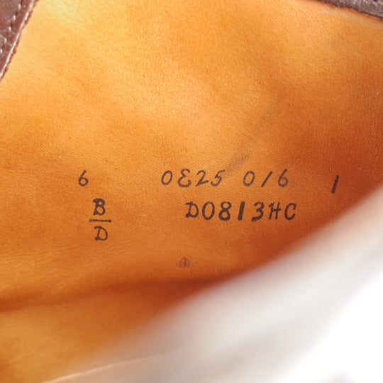 極美品★オールデン 6D【貴重★シガー色/コードバン/D0813HC】レースアップブーツ/Cigar/茶/メンズ/ALDEN★n924