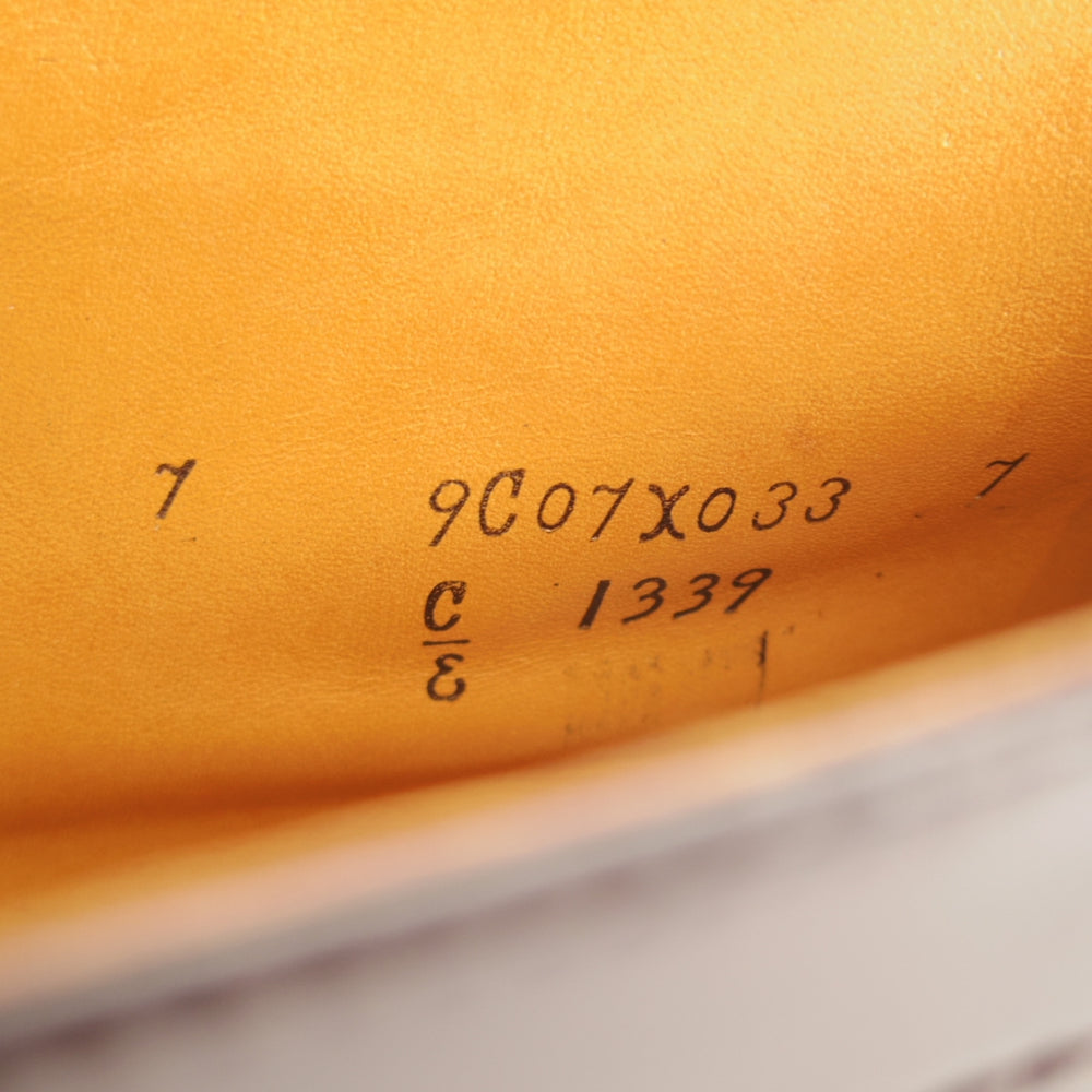 美品★オールデン 7E【定価￥225,500-★コードバン仕様/1339】バリーラスト/チャッカブーツ/バーガンディー/赤茶/メンズ/ALDEN★n927