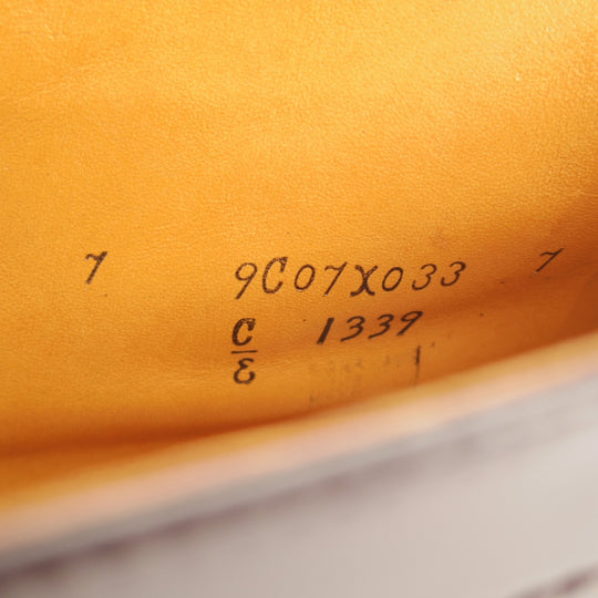 美品★オールデン 7E【定価￥225,500-★コードバン仕様/1339】バリーラスト/チャッカブーツ/バーガンディー/赤茶/メンズ/ALDEN★n927