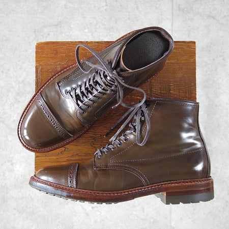 極美品★オールデン 6D【貴重★シガー色/コードバン/D0813HC】レースアップブーツ/Cigar/茶/メンズ/ALDEN★n924