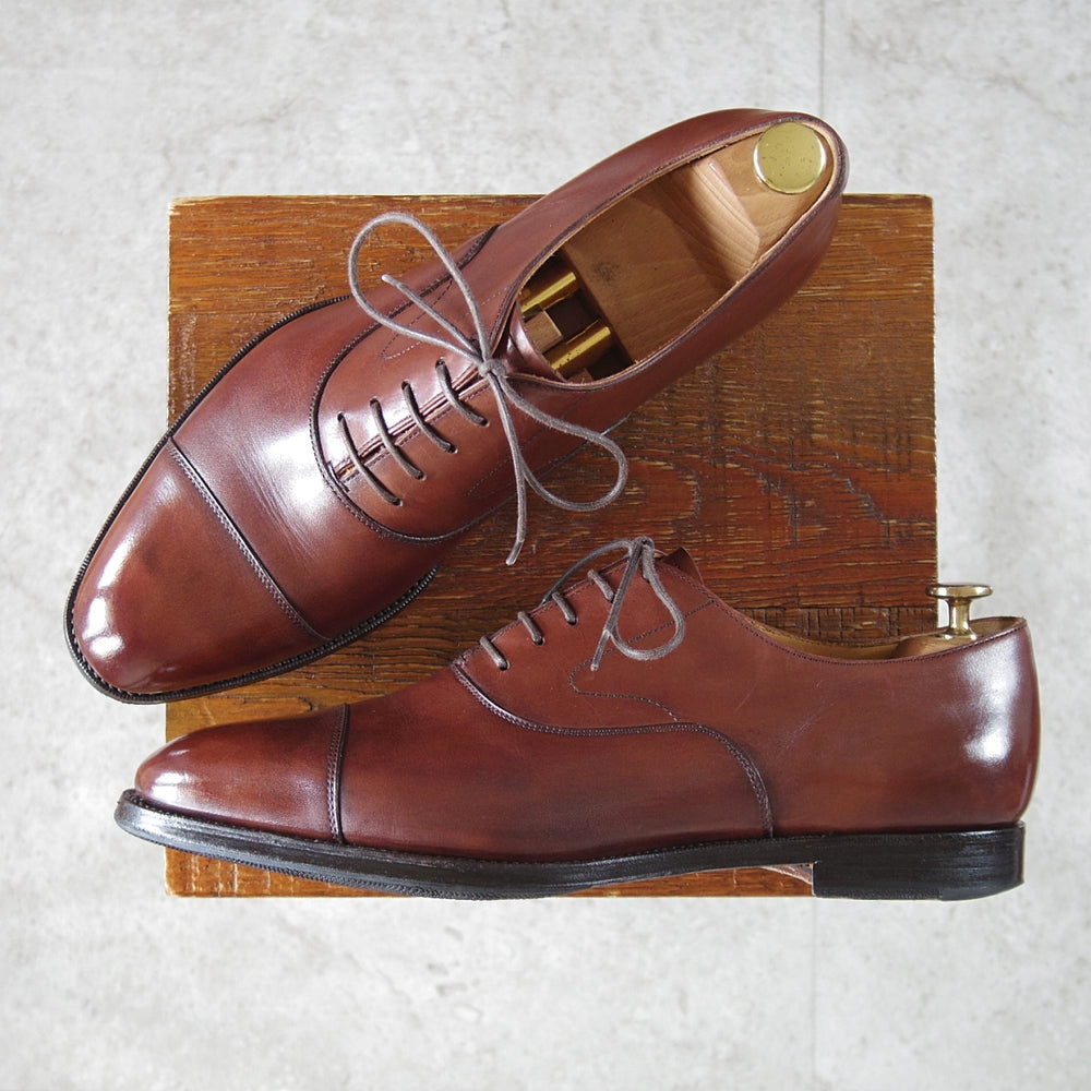 極上★Oriental/オリエンタル SIZE 8.5【グッドイヤーウェルテッド製法★ストレートチップ/3100】カーフ/濃茶/メンズ★n931