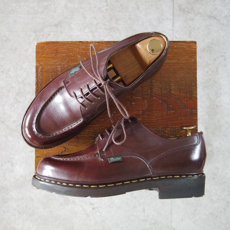 極美品★パラブーツ SIZE 5.5【定価￥96,800-★シャンボード/CHAMBORD】CAFE/カフェ/リスレザー/TEXソール/Uチップ/濃茶/Paraboot★n933