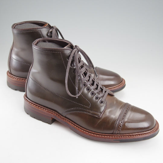 極美品★オールデン 6D【貴重★シガー色/コードバン/D0813HC】レースアップブーツ/Cigar/茶/メンズ/ALDEN★n924