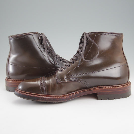 極美品★オールデン 6D【貴重★シガー色/コードバン/D0813HC】レースアップブーツ/Cigar/茶/メンズ/ALDEN★n924