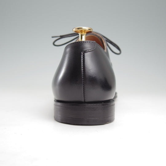 極美品★クロケット&ジョーンズ 7.5E【定価￥132,000-★HALLAM/348ラスト】ハラム/ストレートチップ/カーフ/黒/Crockett&Jones★n925