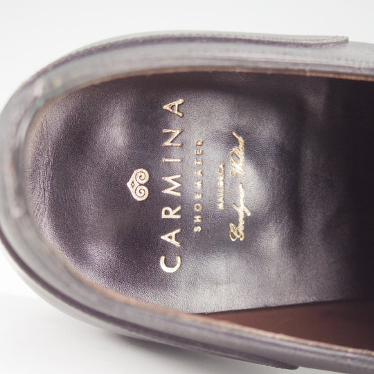 美品★(スペイン製)カルミナ SIZE 10【定価￥94,600-★Uチップ/80883】SINEUラスト/ボックスカーフ/黒/CARMINA★o998