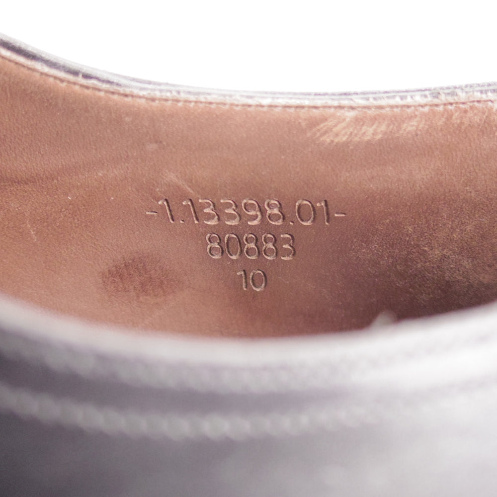 美品★(スペイン製)カルミナ SIZE 10【定価￥94,600-★Uチップ/80883】SINEUラスト/ボックスカーフ/黒/CARMINA★o998