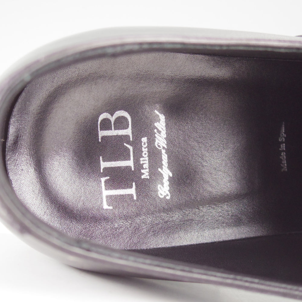 美品★TLB Mallorca/ティーエルビー SIZE 9.5【定価￥77,000-★ストレートチップ/WILLIAMS】502/ALANラスト/ボックスカーフ/黒★p001