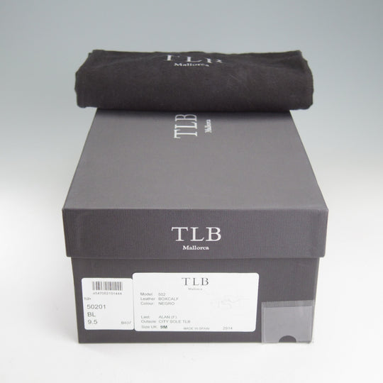 美品★TLB Mallorca/ティーエルビー SIZE 9.5【定価￥77,000-★ストレートチップ/WILLIAMS】502/ALANラスト/ボックスカーフ/黒★p001