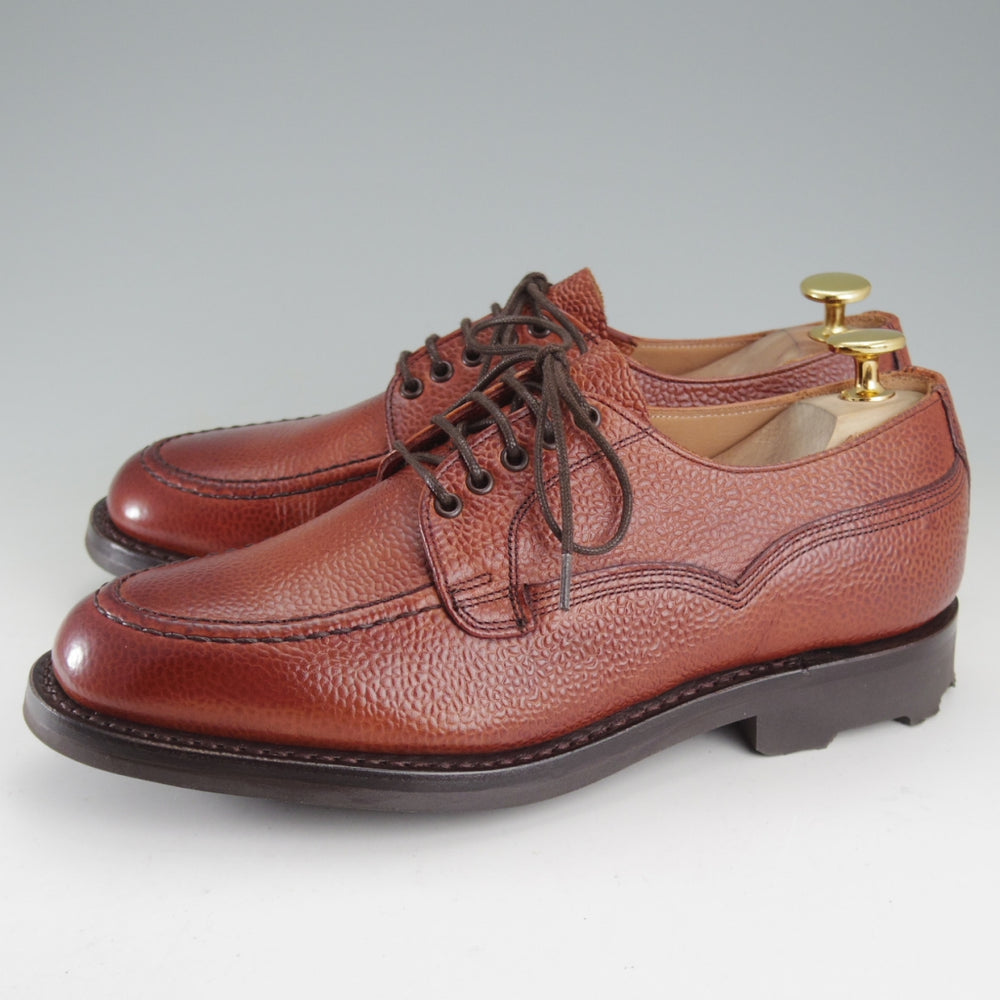 極美品★(英)チーニー 5F【定価￥94,600-★純正ツリー付/リッジウェイソール/KEITH RW】4436ラスト/Uチップ/赤茶/メンズ/CHEANEY★p002
