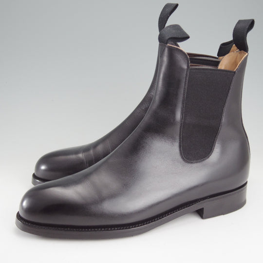 美品★J.M.ウエストン 6.5D【定価￥209,000-★サイドゴアブーツ/705】39ラスト/ボックスカーフ/黒/メンズ/Weston/ウェストン★o443