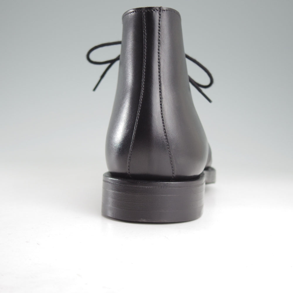 未使用★クロケット&ジョーンズ 5E【定価￥104,500-★マスターロイド/HINCKLEY/ハンドグレード】チャッカブーツ/黒/Crockett&Jones★p003