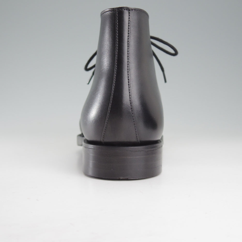 未使用★クロケット&ジョーンズ 5E【定価￥104,500-★マスターロイド/HINCKLEY/ハンドグレード】チャッカブーツ/黒/Crockett&Jones★p003